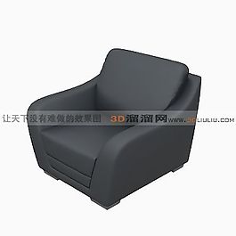 3D單人沙發(fā)模型