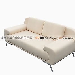 3D雙人沙發(fā)模型