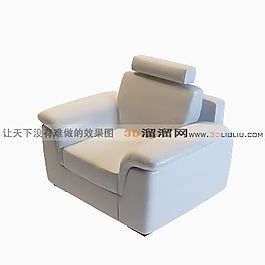 3D單人沙發(fā)模型