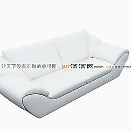 3D雙人沙發(fā)模型