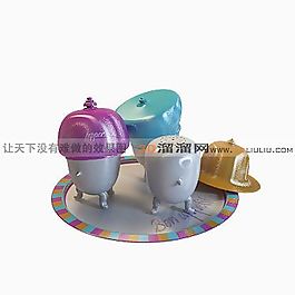 3D裝飾品模型