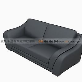 3D雙人沙發(fā)模型