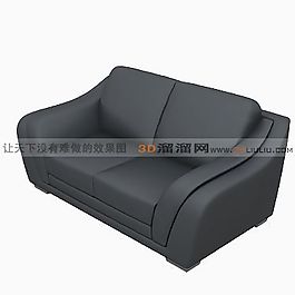 3D雙人沙發(fā)模型