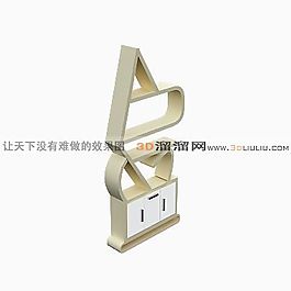 3D陈设柜模型