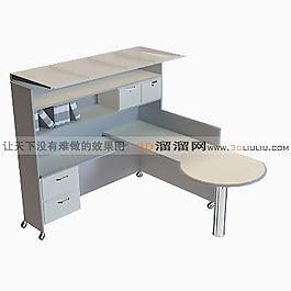 3D辦公桌模型