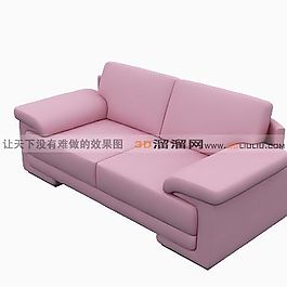 3D雙人沙發(fā)模型