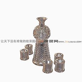 3D酒瓶模型