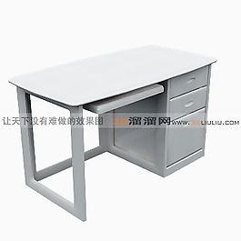3D電腦桌模型