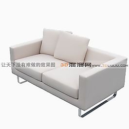 3D雙人沙發(fā)模型
