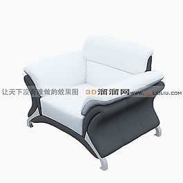 3D單人沙發(fā)模型