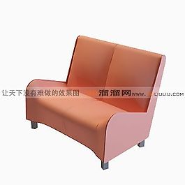 3D雙人沙發(fā)模型