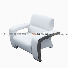 3D單人沙發(fā)模型