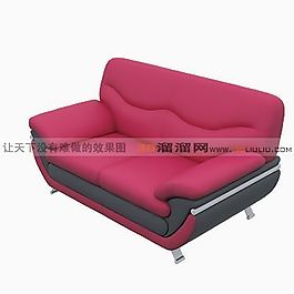 3D雙人沙發(fā)模型