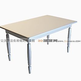 3D餐桌模型