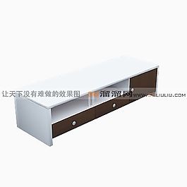 3D電視柜模型