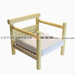 3D休閑椅模型