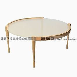 3D圓桌模型