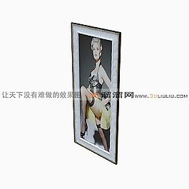 3D裝飾畫(huà)模型