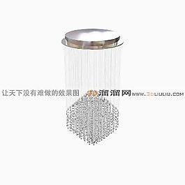 3D水晶吊燈模型