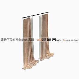 3D百折簾模型