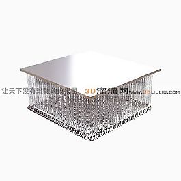 3D吸顶灯模型