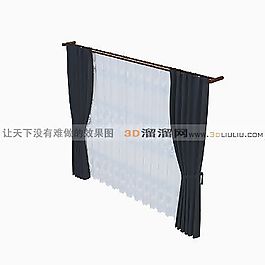 3D百折簾模型
