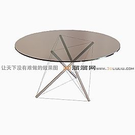 3D圓桌模型