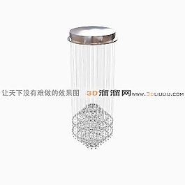 3D水晶吊燈模型