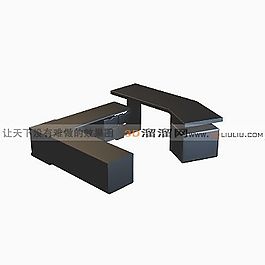 3D辦公桌模型