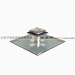 3D吸頂燈模型
