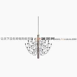 3D歐式吊燈模型