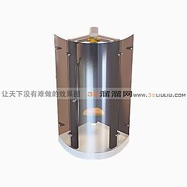 3D淋浴房模型
