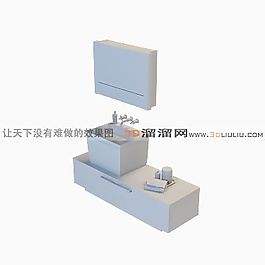 3D洗手臺(tái)模型