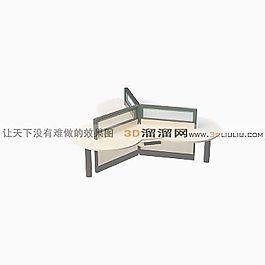 3D辦公桌模型
