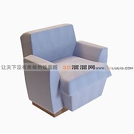 3D單人沙發(fā)模型
