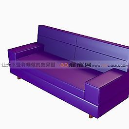 3D多人沙發(fā)模型