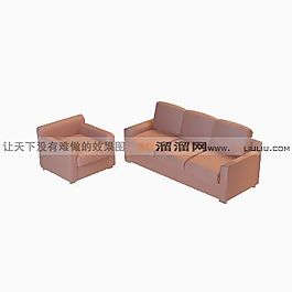 3D三人沙發(fā)模型