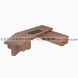 3D辦公桌模型