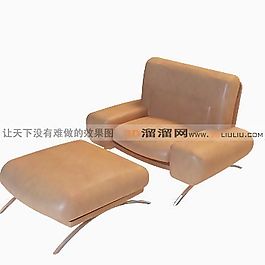 3D單人沙發(fā)模型