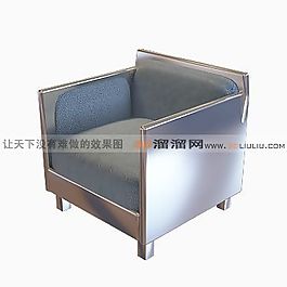 3D單人沙發(fā)模型