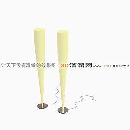 3D落地燈模型