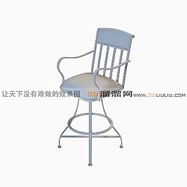 3D吧椅模型