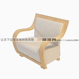 3D雙人沙發(fā)模型