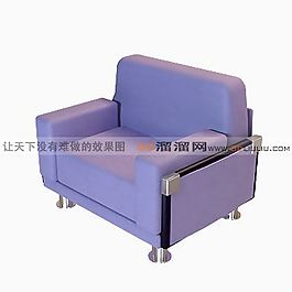3D單人沙發(fā)模型