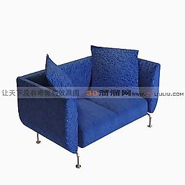 3D雙人沙發(fā)模型