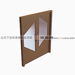 3D平開門模型