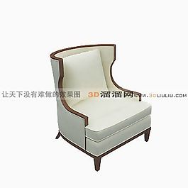 3D單人沙發(fā)模型