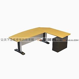 3D辦公桌模型