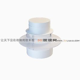 3D吸頂燈模型