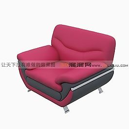 3D單人沙發(fā)模型